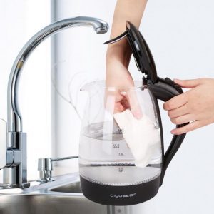 limpieza facil del hervidor de agua