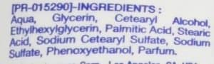 ingredientes de una crema de manos
