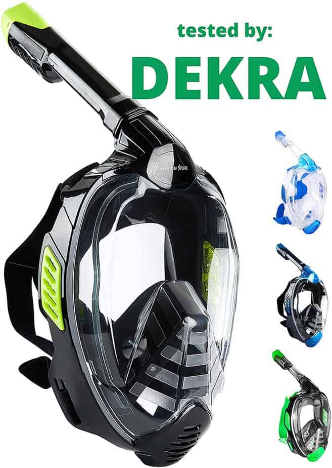 Máscara de snorkel segura para CO2 Khroom®